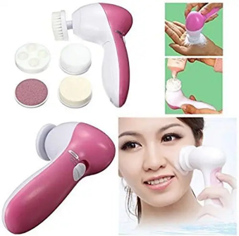 5 In 1 Cell Operated Beauty Care Massager